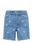 Kids Only - Kogjuicy Hw Heart Emb Shorts Dnm - L&uuml;hikesed p&uuml;ksid - 158