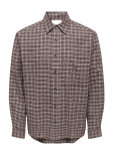 ONLY & SONS - Onsgudmund Loose Ls Checked Shirt - Ruudulised s&auml;rgid - S