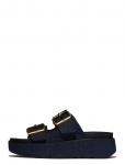 FitFlop - Gen-Ff Max Buckle Two-Bar Denim Slides - Platvormsandaalid - 42