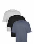 Lyle & Scott - 3 Pack Relaxed T-Shirt - L&uuml;hikeste varrukatega - S