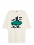 THE ANIMALS OBSERVATORY - Collie Kid T-Shirt White Telephone - L&uuml;hikeste varrukatega - 104