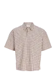 Jack & Jones - Jorsavona Austin Shirt Ss Styd Ss26 - L&uuml;hikeste varrukatega s&auml;rgid - XXL