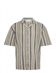 Tom Tailor - Loose Textured Crochet Resort Shirt - Vabaaja s&auml;rgid - XXL
