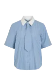 Vila - Vilinna 2/4 Shirt W. Tie /Ln - L&uuml;hikeste varrukatega - 34