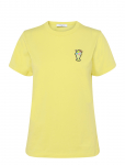 Maison Kitsune - Ice Cream Patch Regular Tee-Shirt - L&uuml;hikeste varrukatega - L