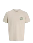 Jack & Jones - Jjbrewy Tee Ss Crew Neck - L&uuml;hikeste varrukatega - S