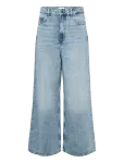 Ganni - Light Blue Baggy Wide Leg Jeans - Laiad - 24