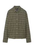 GAP - Relaxed Crop Straight-Hem Oxford Shirt - Oxfordi s&auml;rgid - XXL