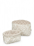 Cam Cam Copenhagen - Quilted Storage Basket, Set Of Two - Ocs - Rowan - Hoiukorvid - ONE SIZE