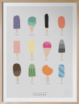 Kunskapstavlan&reg; - Colours - P&aring; Engelska - Posters - 30X40CM