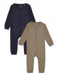 Minymo - Jumpsuit Ls (2-Pack) - Pikkade varrukatega bodid - 92