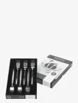 Gense - Kagegaffel Twist 16 Cm 6 Stk. Blank St&aring;l - Kahvlid - L16CM