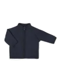 Smallstuff - Cardigan, Merino Wool W. Zipper, Navy - Fliisjakid - 92/98