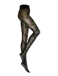 Swedish Stockings - Maja Flower Tights - Pantyhose & Leggings - M