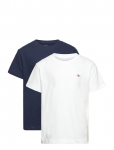 GANT - C-Neck T-Shirt 2-Pack - L&uuml;hikeste varrukatega - 146-152