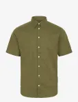 Casual Friday - Cfaksel Ss Linen Mix Shirt - L&uuml;hikeste varrukatega - L