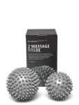 Endurance - Hard Massage Ball 2 Pcs - Foam Rolls & Massage Balls - ONE SIZE