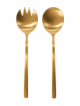 House Doctor - Salad Servers, Hdgolden, Golden - Salatin&otilde;ud - L23CM