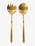 House Doctor - Salad Servers, Hdgolden, Golden - Salatin&otilde;ud - L23CM