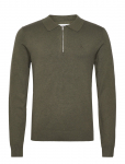 Lindbergh - Ecovero L/S Zip Polo - Pikkade varrukatega kootud polos&auml;rgid - XL