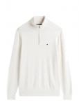 Tommy Hilfiger - Essential Cotton Zip Mock - Poolpika lukuga džemprid - XXXL