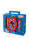 Spider-man - Spiderman, 4-Delt Madkasse/Alu Flaske/Ske+Gaffel - Toidukarbid - ONE SIZE