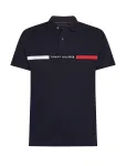 Tommy Hilfiger - Hilfiger Chest Insert Reg Polo - L&uuml;hikeste varrukatega - S