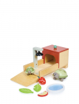 Tender Leaf - Dollhouse Set - Pet Turtle - Puidust kujud - ONE SIZE