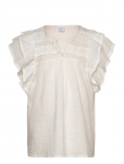 Lindex - Blouse Short Sleeve With Floun - Pluusid ja tuunikad - 134/140
