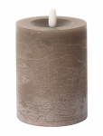 C'est Bon - Rustic Finish Led Pillar Candle - LED-k&uuml;&uuml;nlad - H10CM