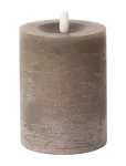 C'est Bon - Rustic Finish Led Pillar Candle - LED-k&uuml;&uuml;nlad - H10CM