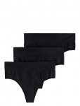 Lindex - Brief Thong High Seamless Joy - Stringid - S