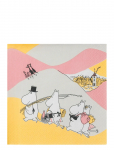 Arabia - Moomin Paper Napkin 33Cm Family Time - Pabersalvr&auml;tikud - 33 CM