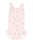 Gugguu - Baby Print Rib Romper - Varrukateta bodid - 56