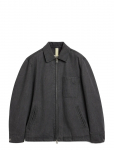 Brixtol Textiles - Martin Washed Black - Kerged jakid - XL