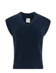 Calvin Klein Jeans - Oversized Boucle Vest - Kootud vestid - XXS