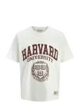 Jack & Jones - Jorharvard Tee Ss C.n Styd Ss25 - L&uuml;hikeste varrukatega - S