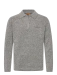 Mos Mosh Gallery - Mmgryan Soft Zip Polo Pullover - Poolpika lukuga džemprid - S