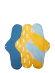 Imse Vimse - Sanitary Pads Classic Night, Blue Sprinkle 3-Pack - Menstuatsioonitooted - ONE SIZE