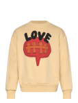 THE ANIMALS OBSERVATORY - Hearts Soft Brown Bear Sweatshirt - Dressipluusid - 8 Y