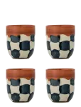 Bloomingville - Check Cup - Kohvitassid - 37.5 CL