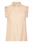 Coster Copenhagen - Top With Ruffles - Varrukateta - 44