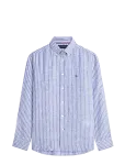 Tommy Hilfiger - Linen Bengal Stripe Rf Shirt - Linased s&auml;rgid - XL