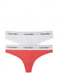 Calvin Klein - Thong 2Pk - Stringid - XS