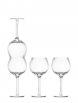Byon - Wine Glass Opacity 4Pcs/Set - Punase veini klaasid - 47 CL