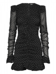 ROTATE - Printed Long-Sleeve Dress - L&uuml;hikesed kleidid - 34