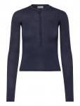 Weekday - Slim Long-Sleeved Henley Top - Pikkade varrukatega - M