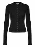 Weekday - Slim Ribbed Long-Sleeved Buttoned Cardigan - Kardiganid - L
