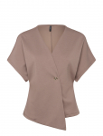 Vero Moda - Vmsmilla Sonja Ss V-Neck Top Exp - L&uuml;hikeste varrukatega - XS