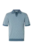 Selected - Slhmilas Ss Knit Relaxed Color Open Polo - L&uuml;hikeste varrukatega kootud polos&auml;rgid - M